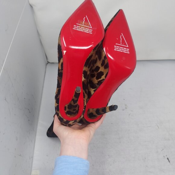 Christian Louboutin Astrilarge Leopard Hair Heel Boot - Picture 2 of 11